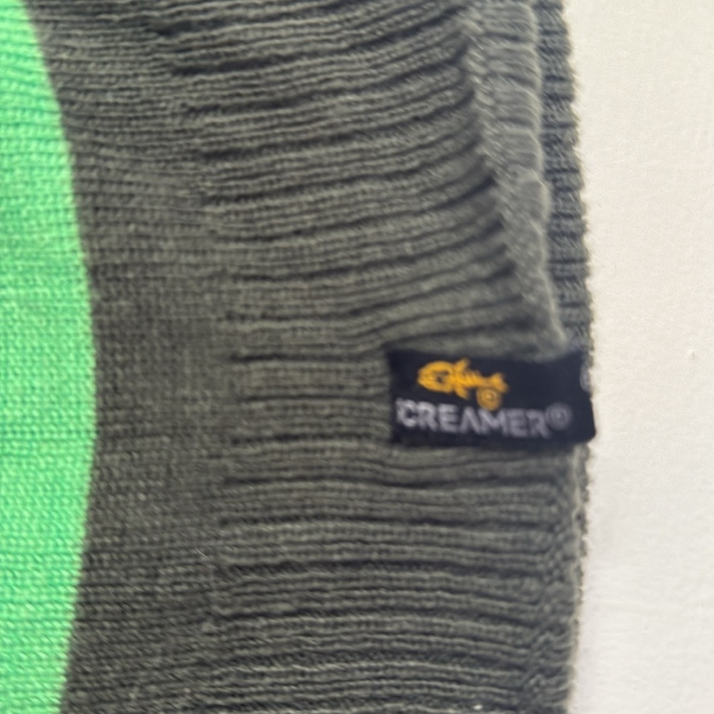 Screamer Striped Green and Black Kids Beanie-See Photos - Picture 3 of 7